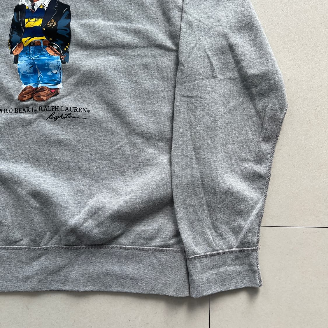폴로 랄프로렌 폴로베어 맨투맨 XL (그레이) 상품이미지3