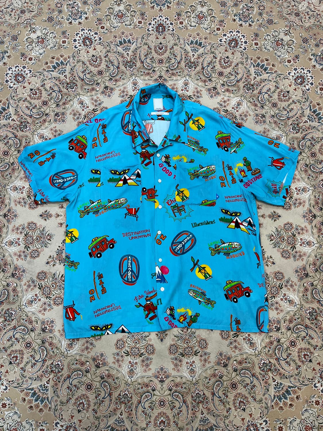 리베라이더스 캠프 후지 레이온 반팔 셔츠 상품이미지2