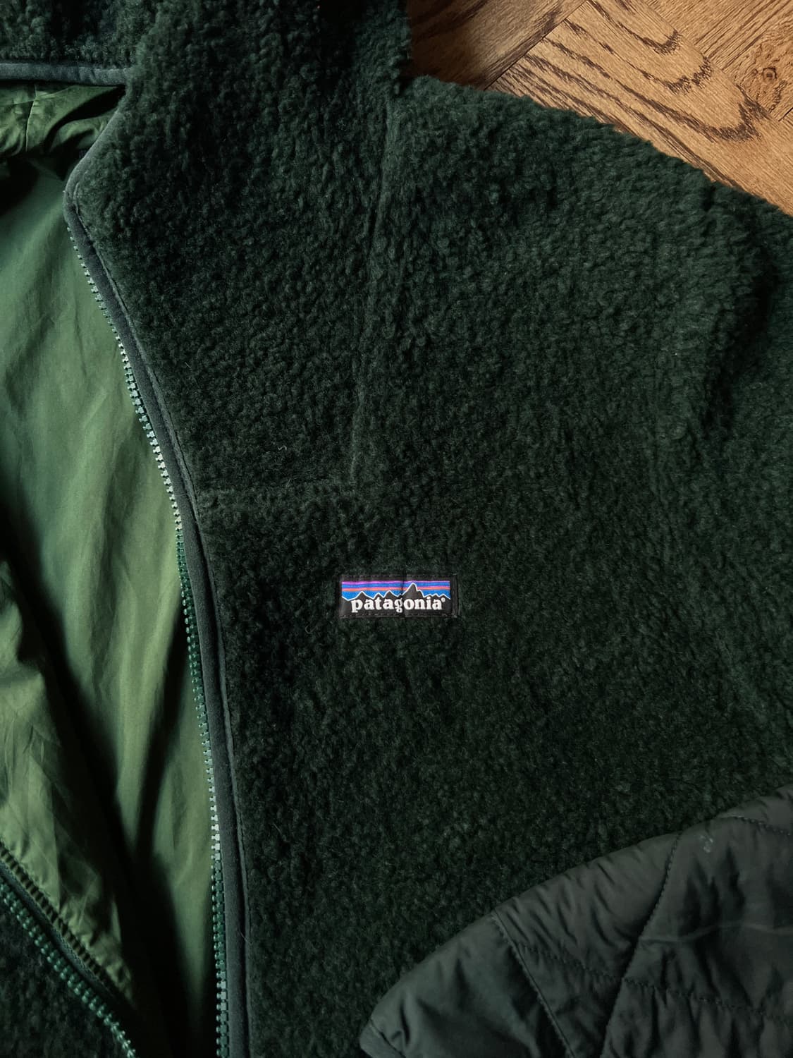 [S]파타고니아 Rhythem 리듬 타입 그린 플리스 자켓 상품이미지3