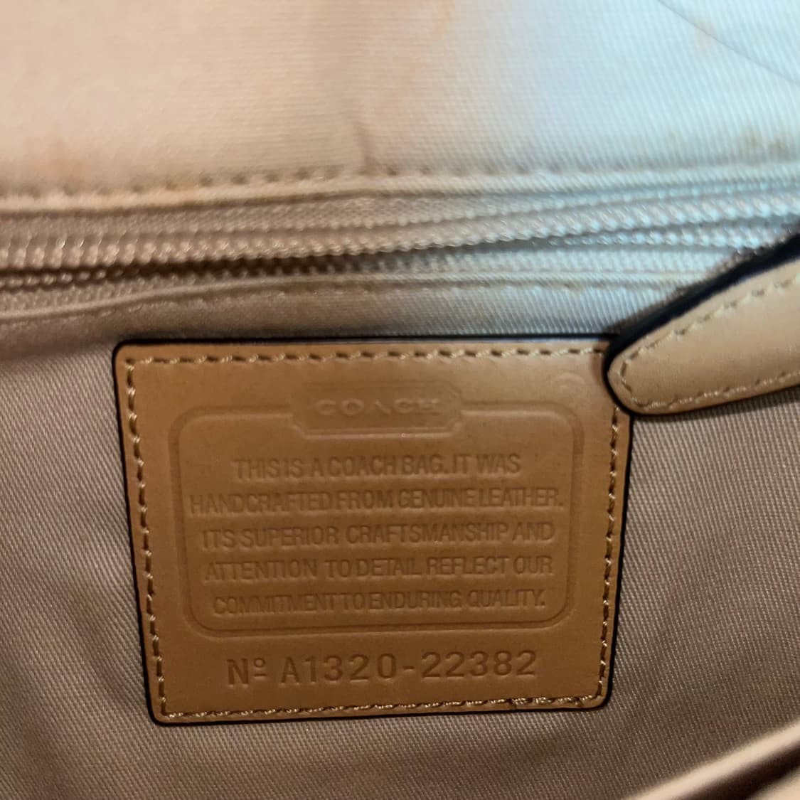 Coach 베이지 브라운 숄더백 상품이미지5