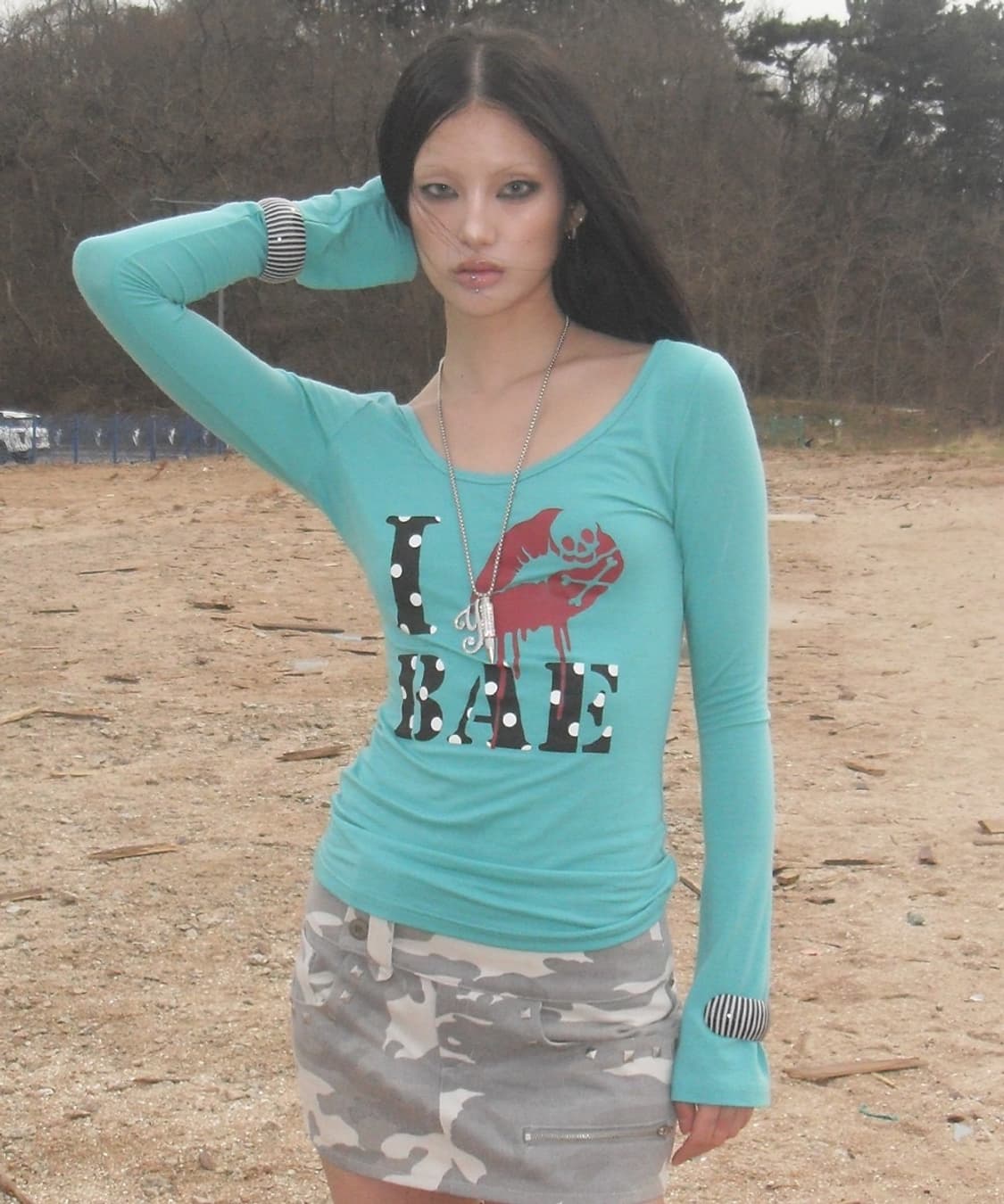 새상품youth is yoursY13 I LOVE LONG SLEEVE 상품이미지1