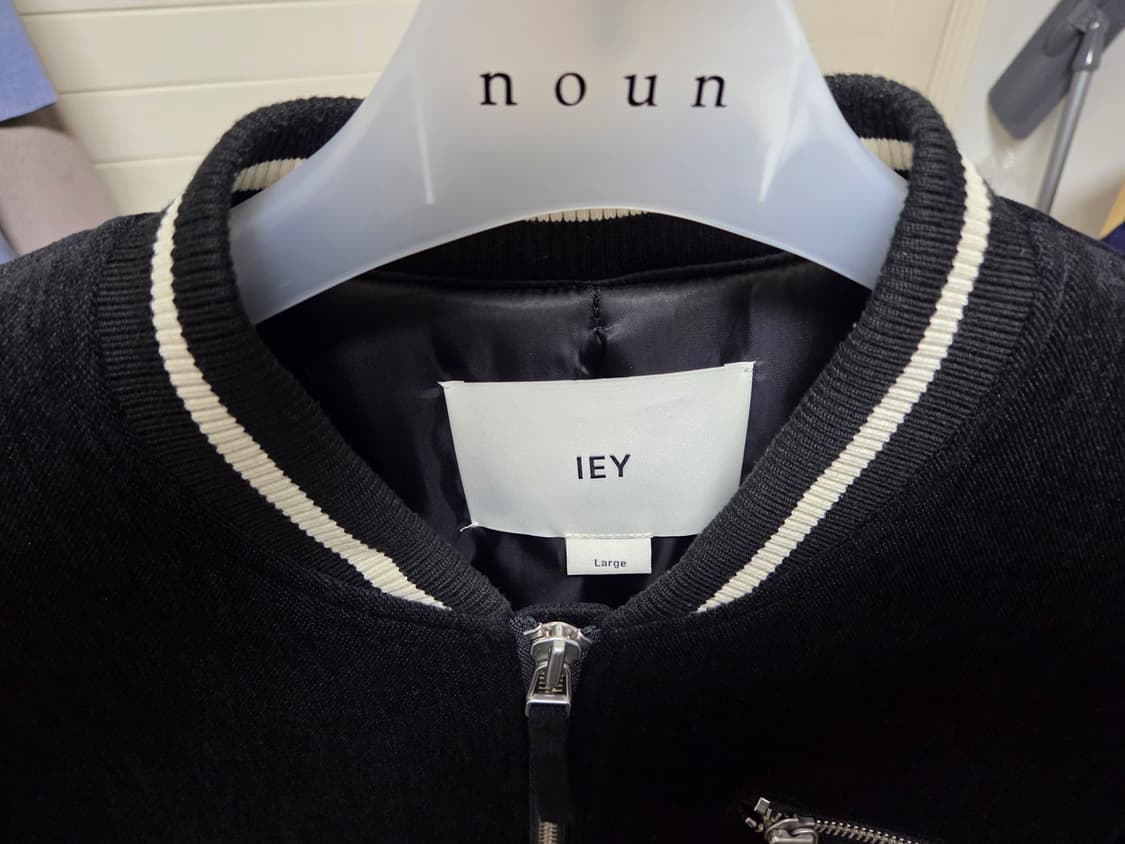 이에이 벨벳 봄버 집업 자켓 L 상품이미지4