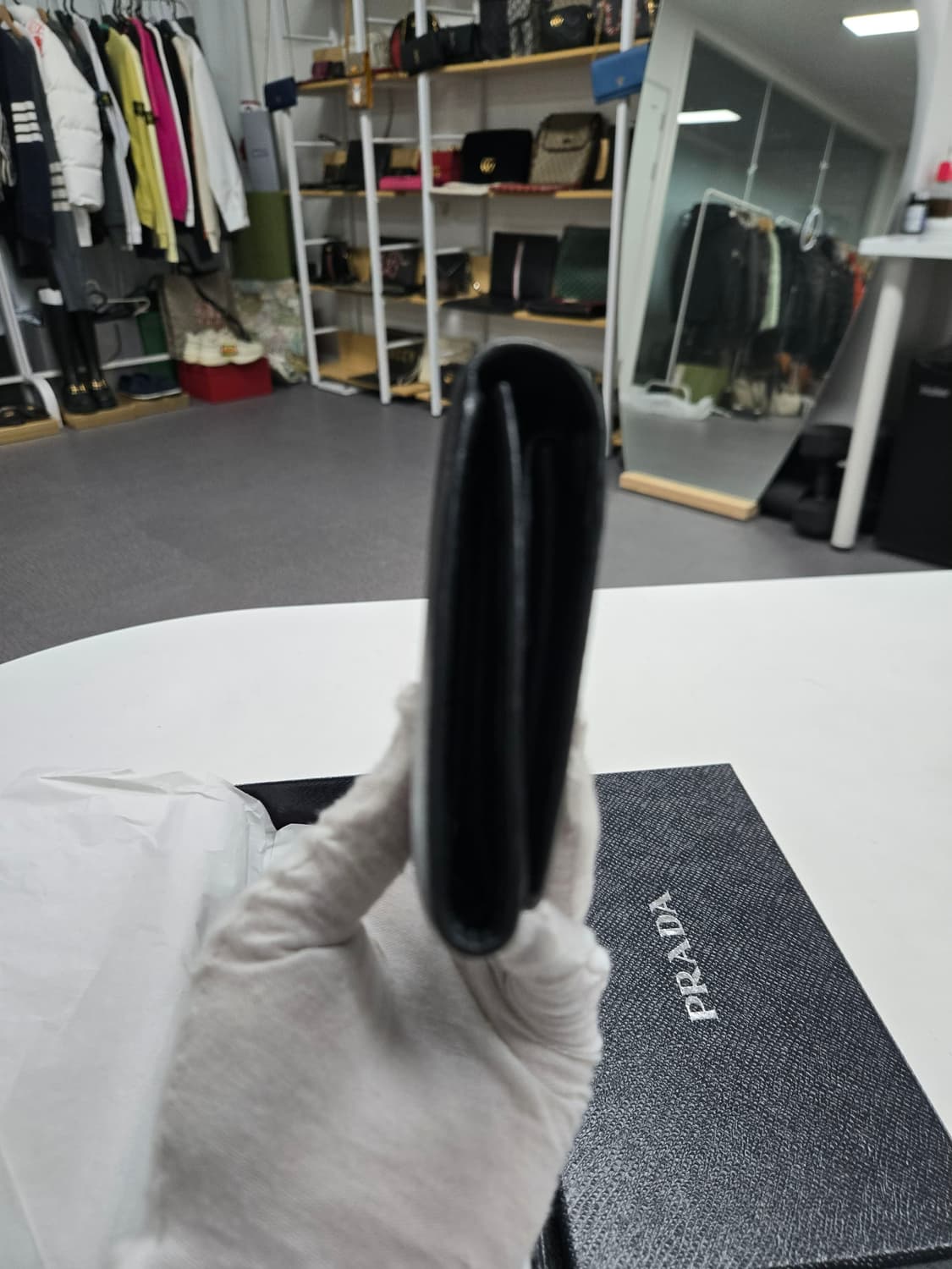 [50%세일] 프라다 사피아노 중지갑 상품이미지3