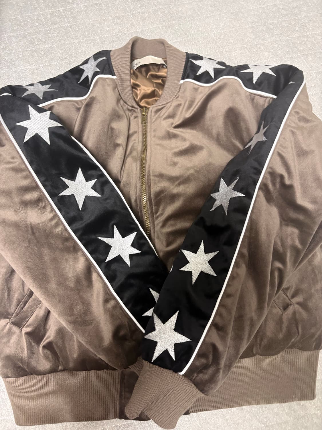 글랙 벨벳 패딩 자켓 상품이미지2