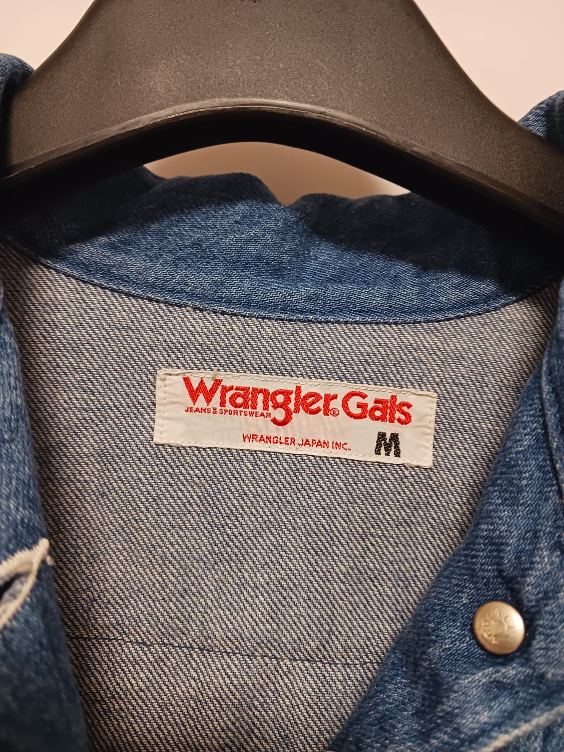 90s 일본 Wrangler Glas 여성 웨스턴 데님자켓 상품이미지2