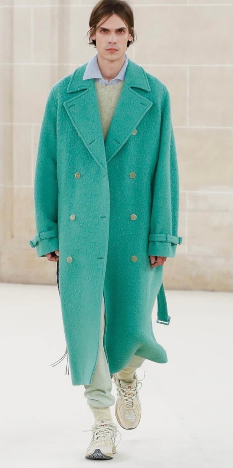 오라리 23FW 브러쉬드 알파카 울 멜튼 트렌치코트 상품이미지9