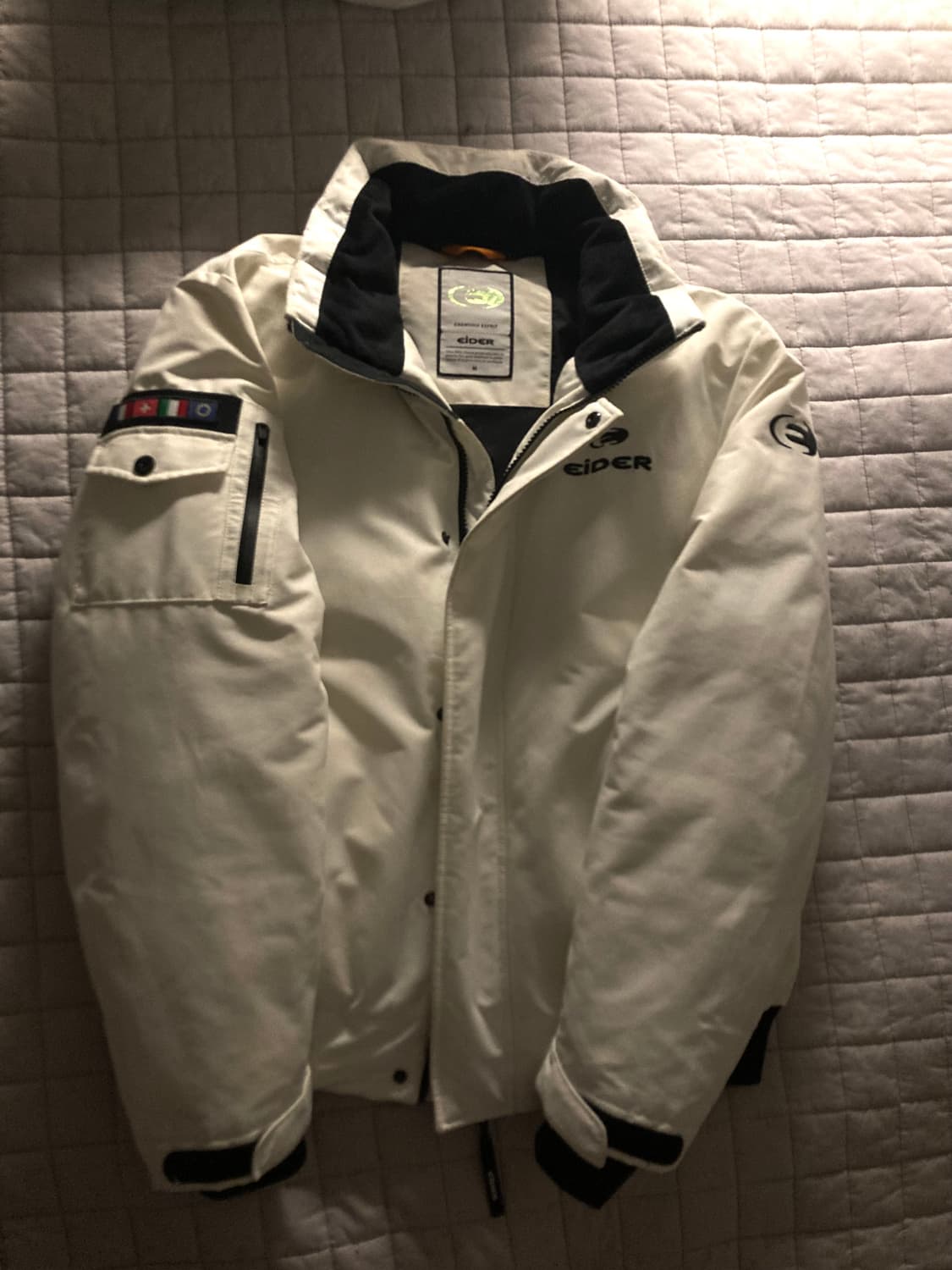 아이더 패딩 화이트 M 남여공용 상품이미지1