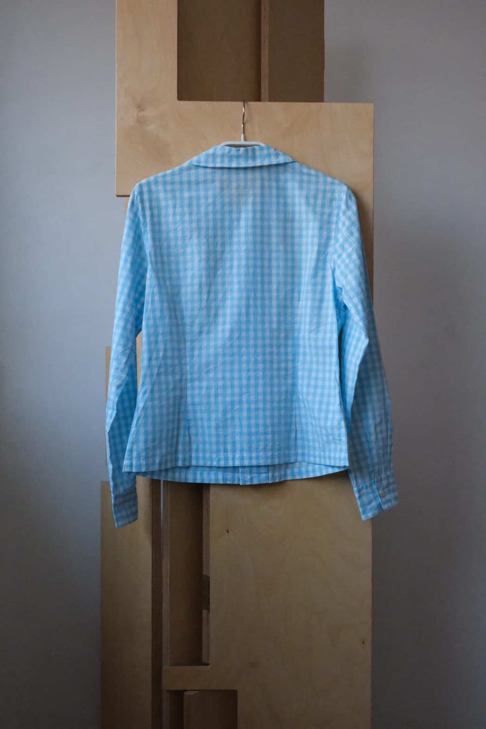 GIRL 2016 Gingham Embroidered Blouse 상품이미지2