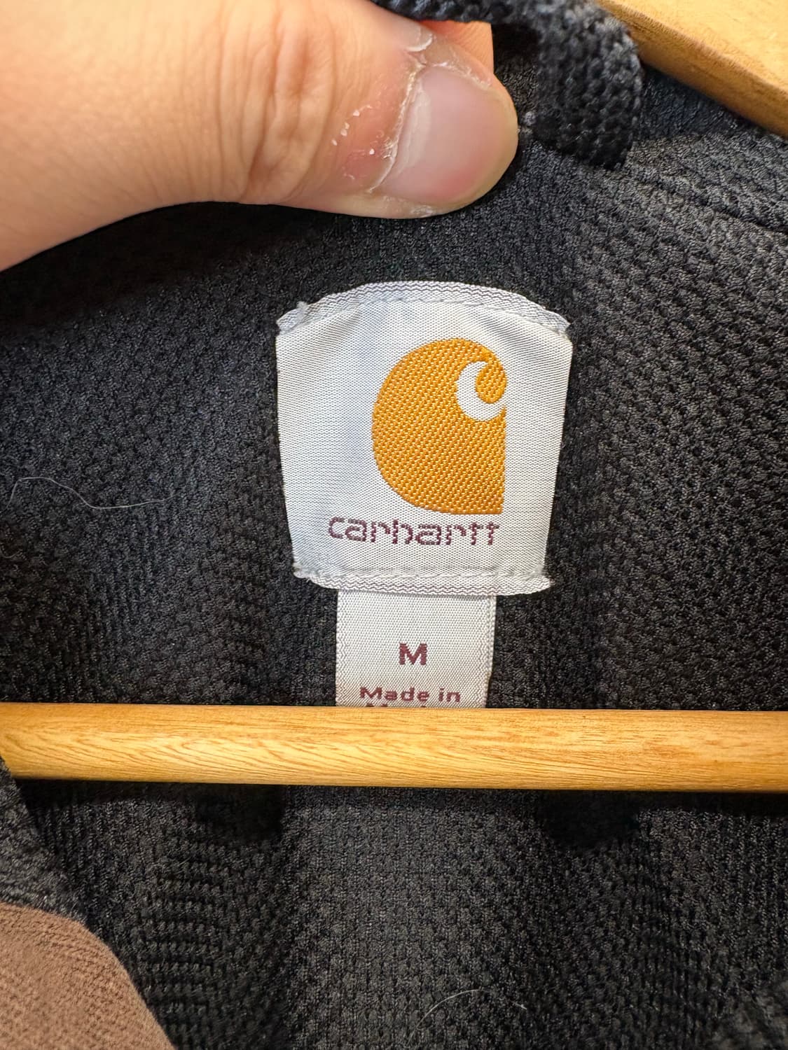 칼하트 브라운 써멀 후드집업 상품이미지6