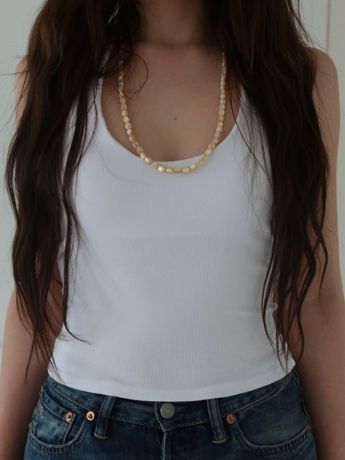 Ivory pearl necklace 상품이미지3