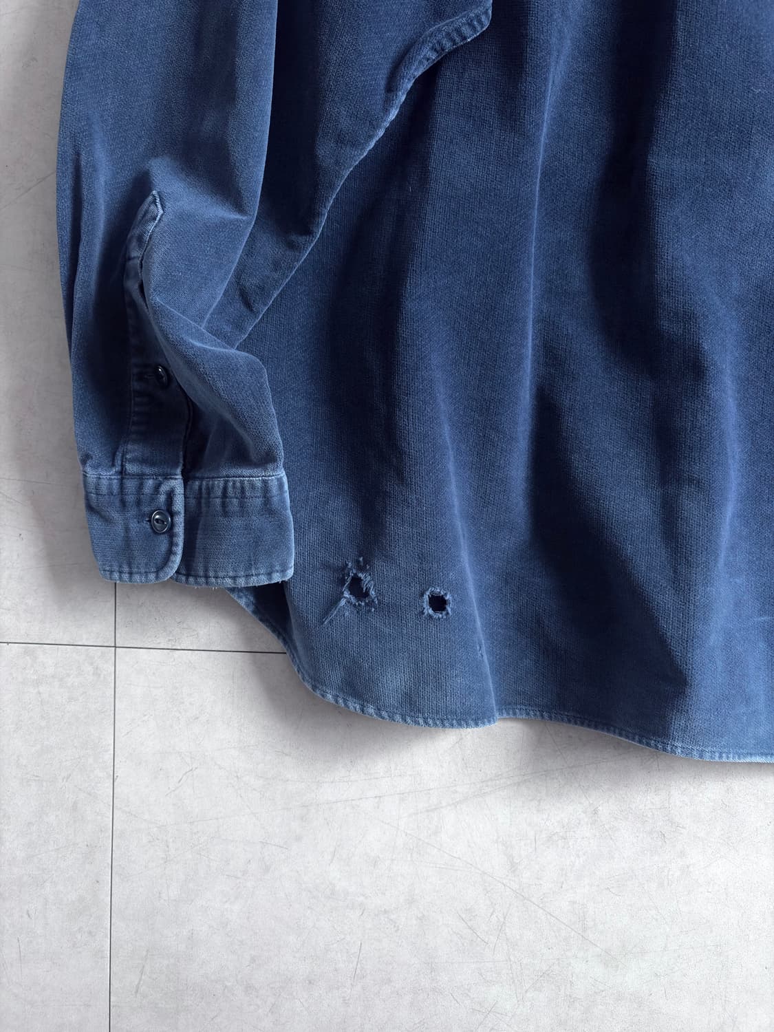 빈티지 랄프로렌 벤포드 벨루어 데미지 셔츠 상품이미지6