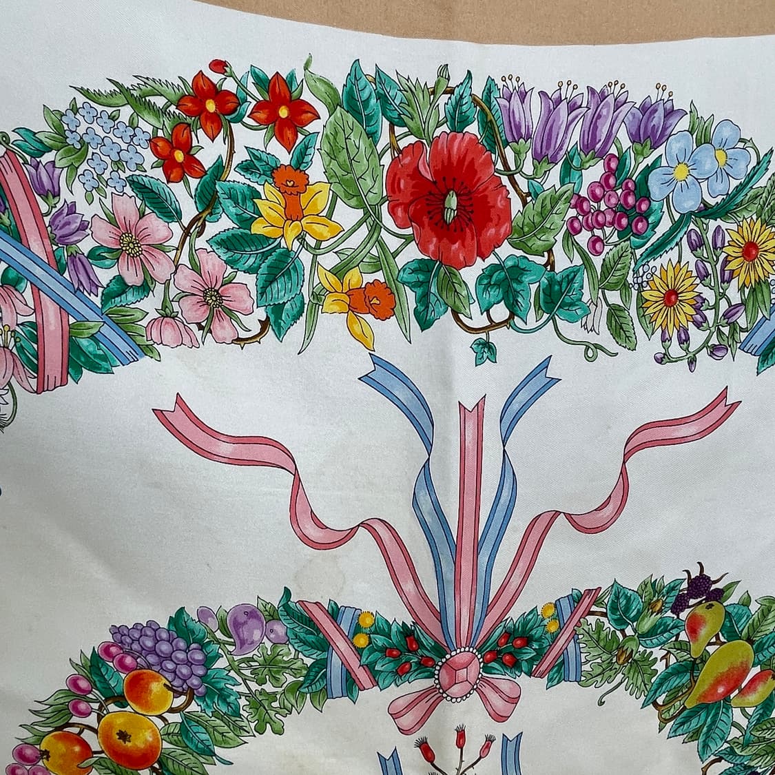 80s 올드 구찌 스카프 85 까레 상품이미지7