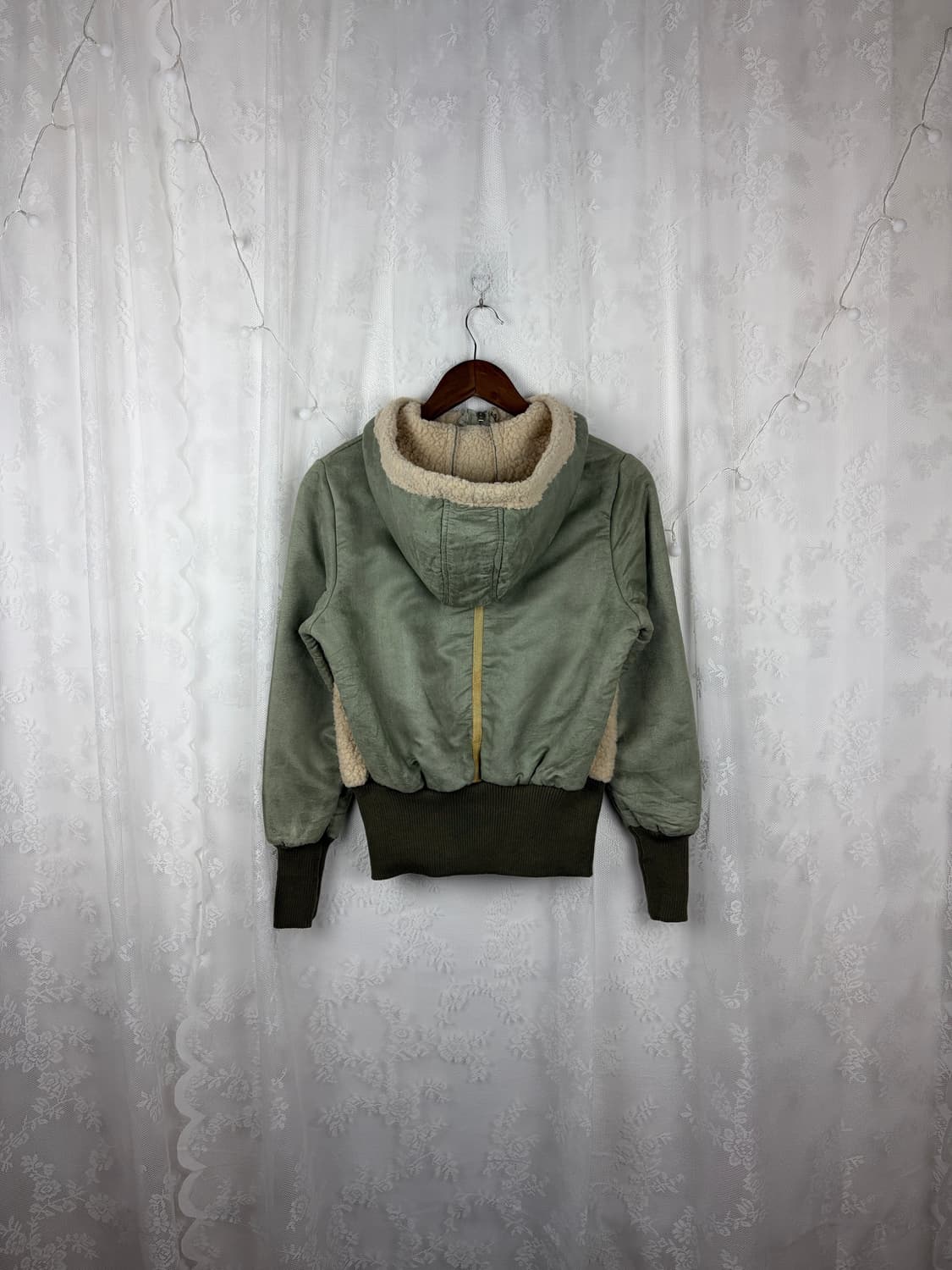 Sherpa Mix Duffle Crop Jacket 상품이미지5