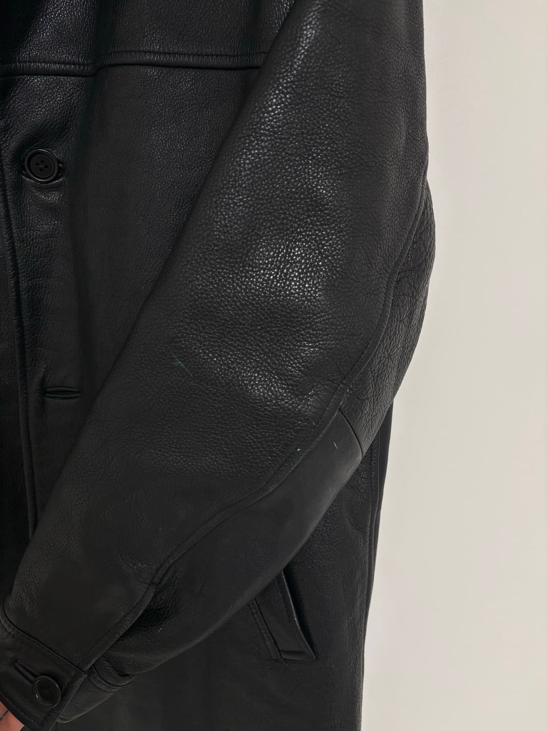 올드갭 레더 카코트 S 상품이미지4