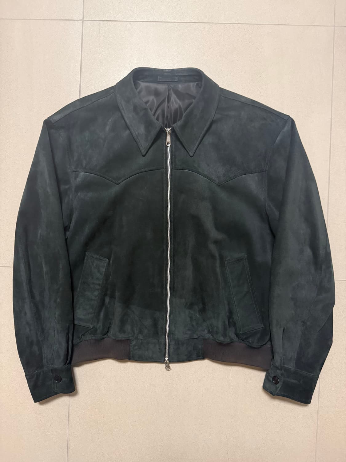 브라운야드 스웨이드 블루종 5사이즈 상품이미지2