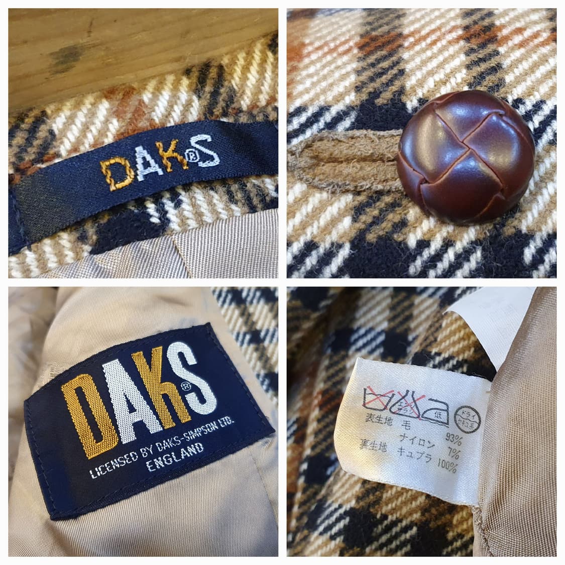 55.닥스 체크 자켓 상품이미지8