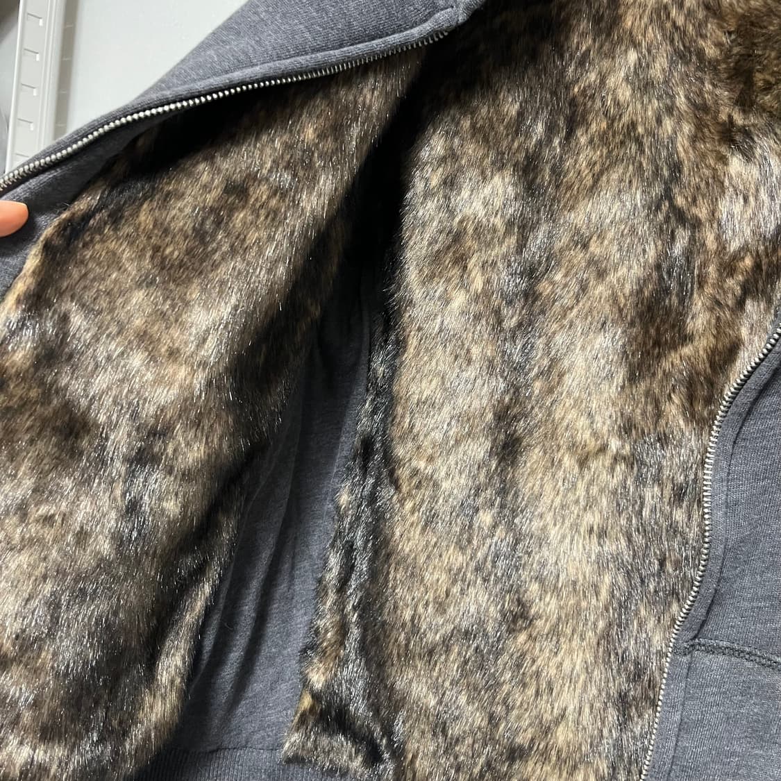 홀리스터 털 후드집업 s 상품이미지4