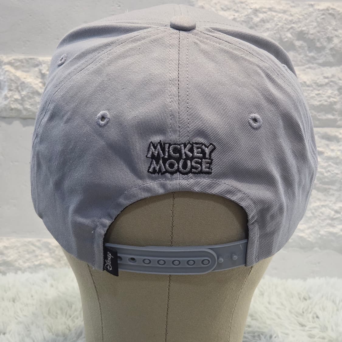 L2-5:디즈니 미키 체크 플랫 바이저 스냅백 56~58cm-거의새거 상품이미지3