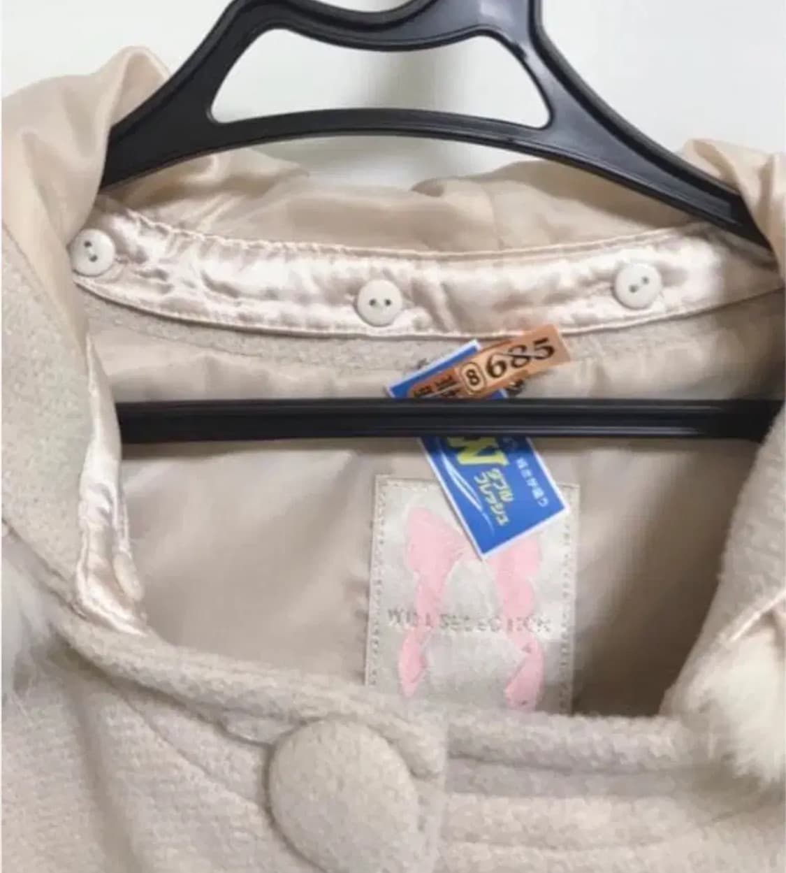 윌셀렉션 짜잔씨 일브 로걀 히메갸루 스나계 후드 퍼 숏코트 상품이미지2