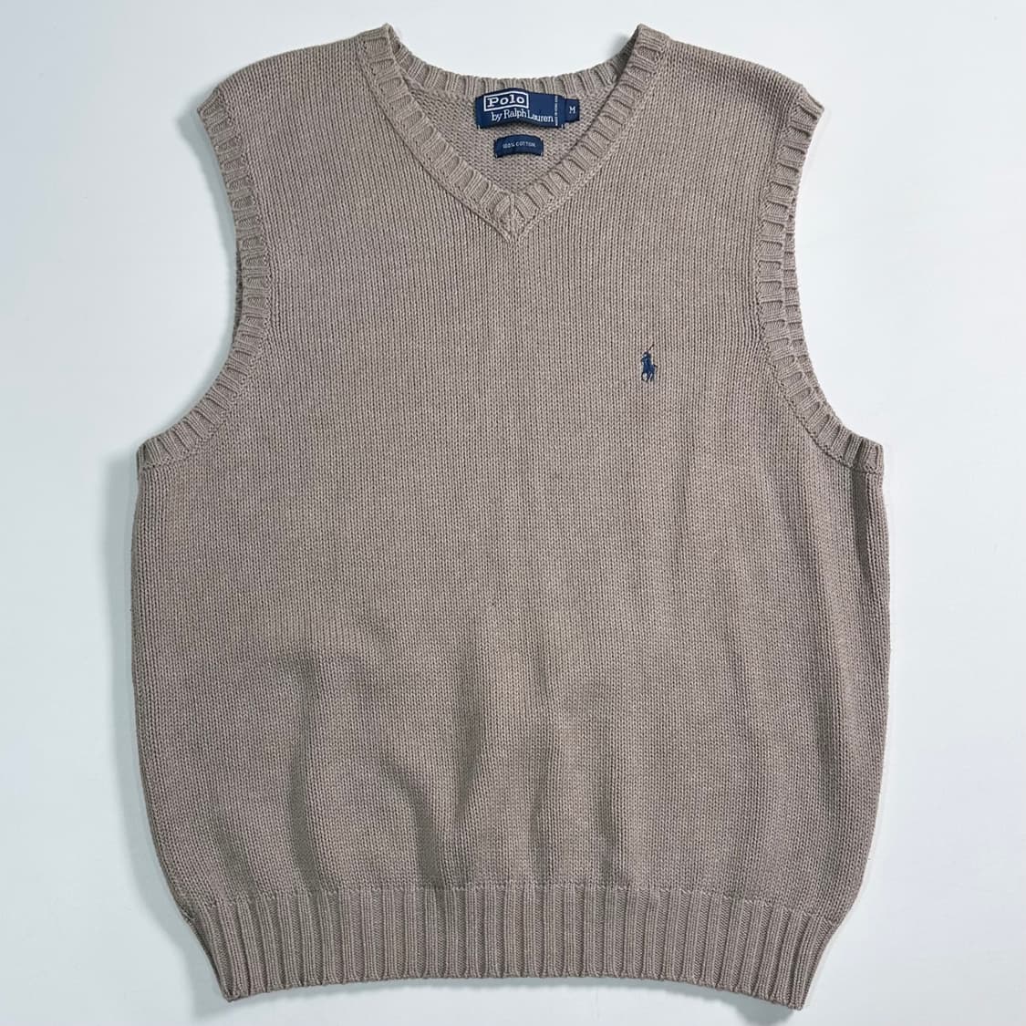 폴로 랄프로렌 베이지 코튼 베스트   상품이미지1