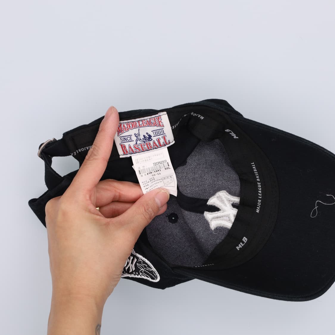 53-55 MLB 키즈여성 양키스 볼캡 0123H2 상품이미지4