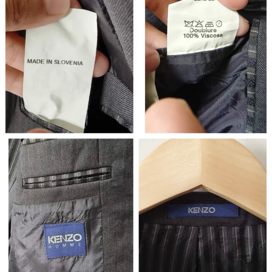 KENZO 켄조 울 테일러 블레이저 자켓 상품이미지7
