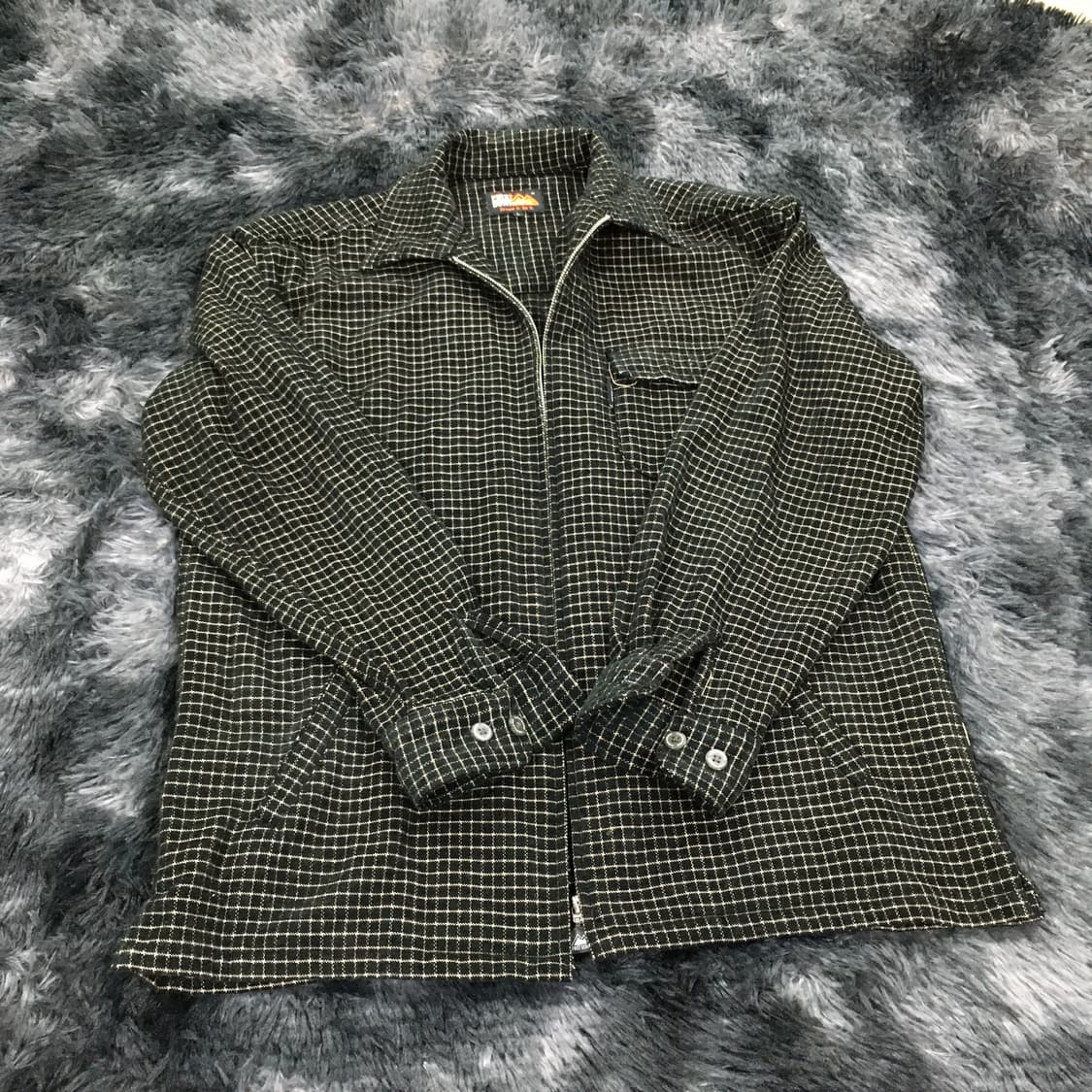 투티/0341 FIRST DOWN JPN 빈티지 일본 체크 패턴 자켓 상품이미지4