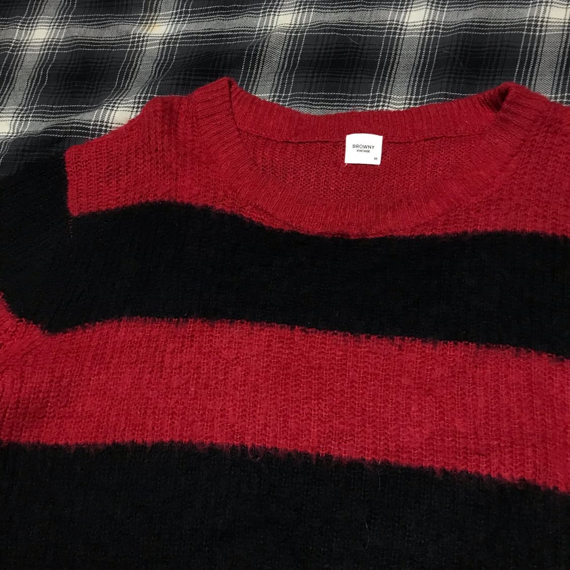 재팬 빈티지 단가라 니트 커트 코베인 바이브 상품이미지2