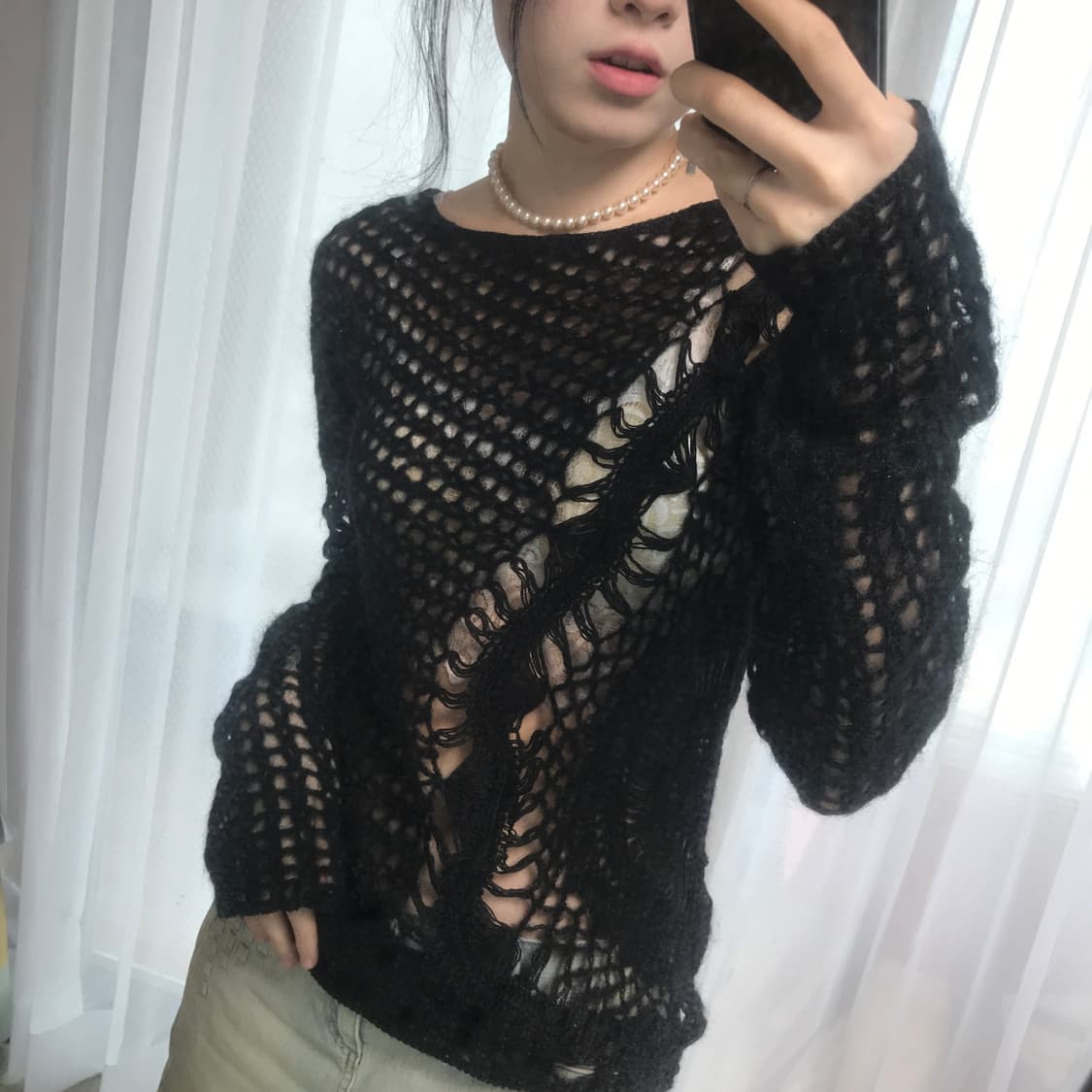 디젤 모헤어 니트 상품이미지6