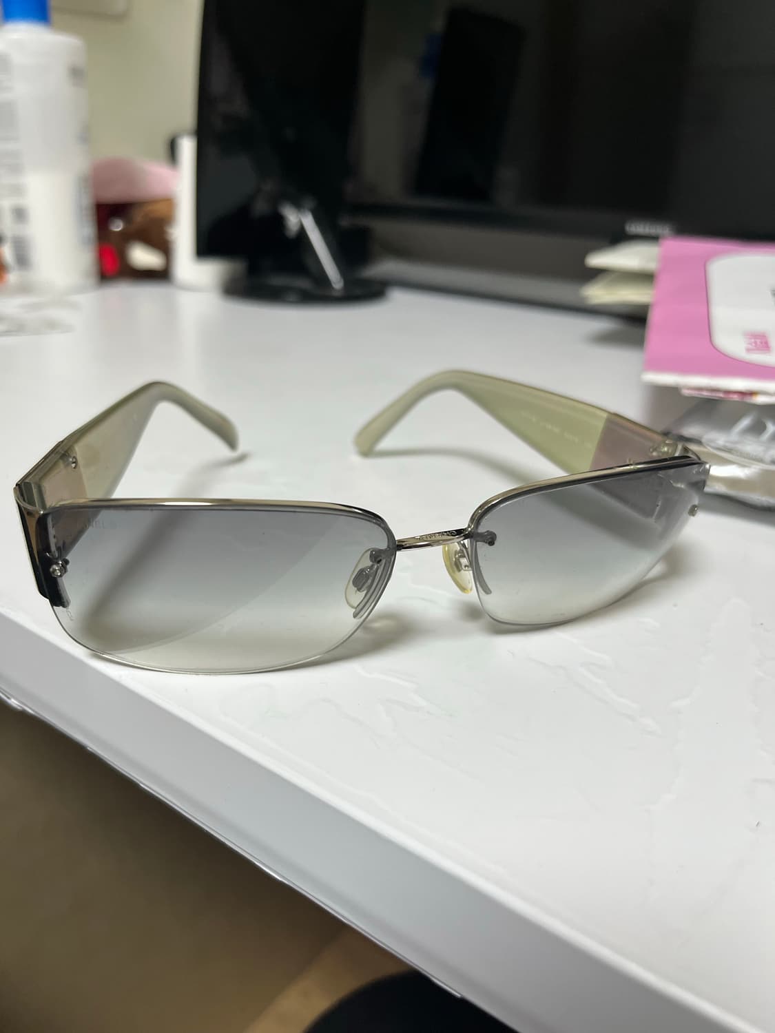 샤넬 빈티지 큐빅 선글라스 상품이미지7