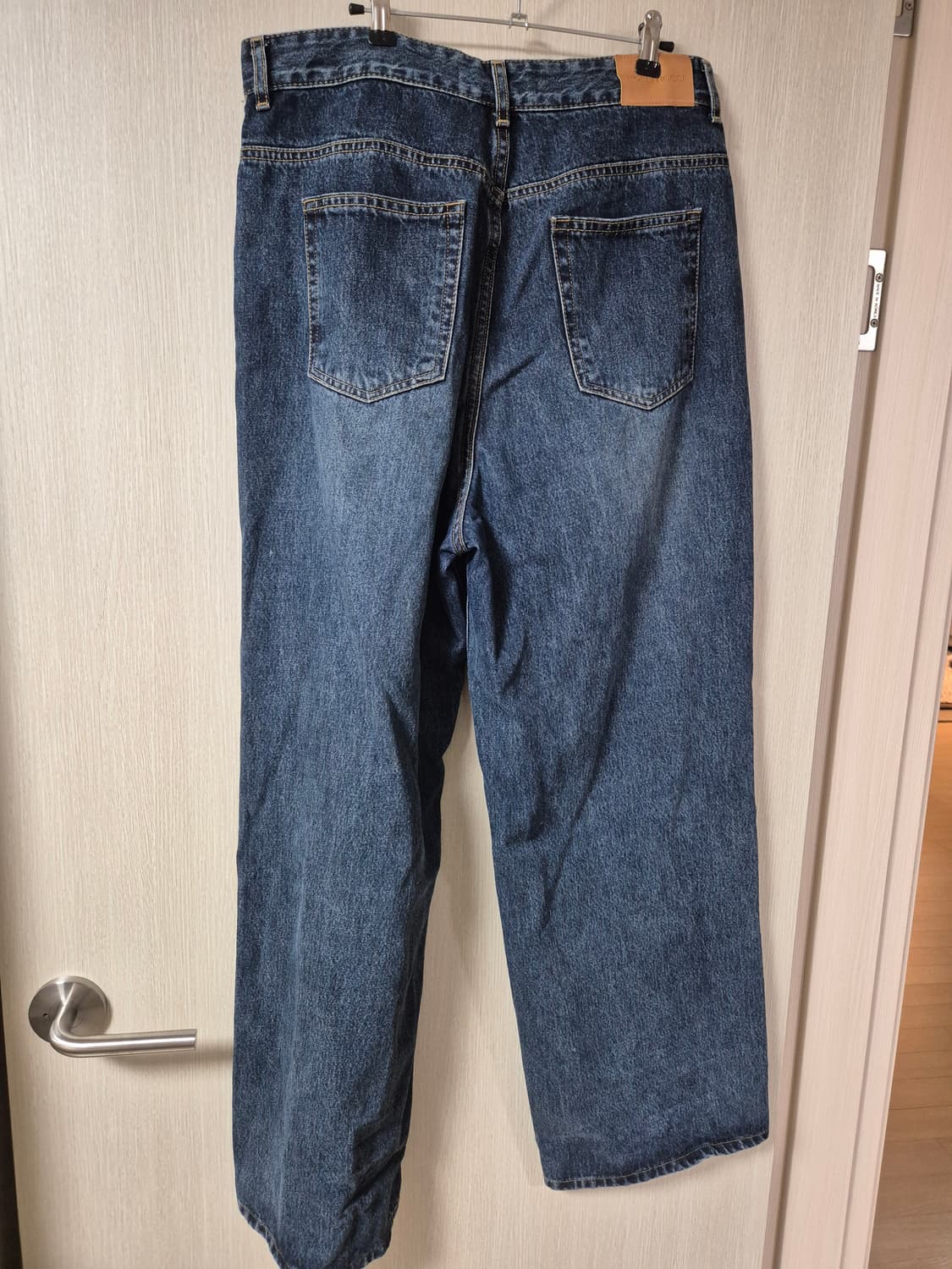 로씨로씨x 그래피커스 크로셰 패치 데님 팬츠 L 상품이미지3