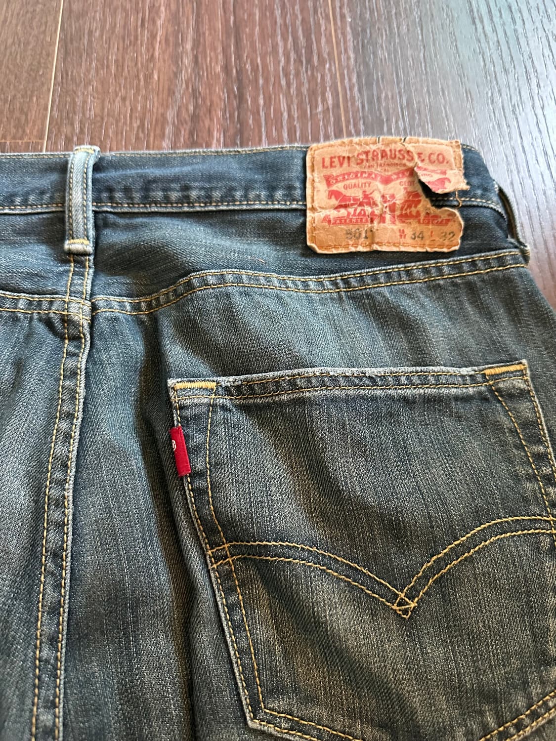 리바이스 501 블랭크탭 34x32 상품이미지3