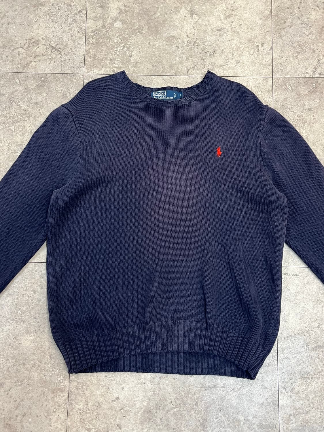 폴로 랄프로렌 니트 네이비 L #csz3069 상품이미지4