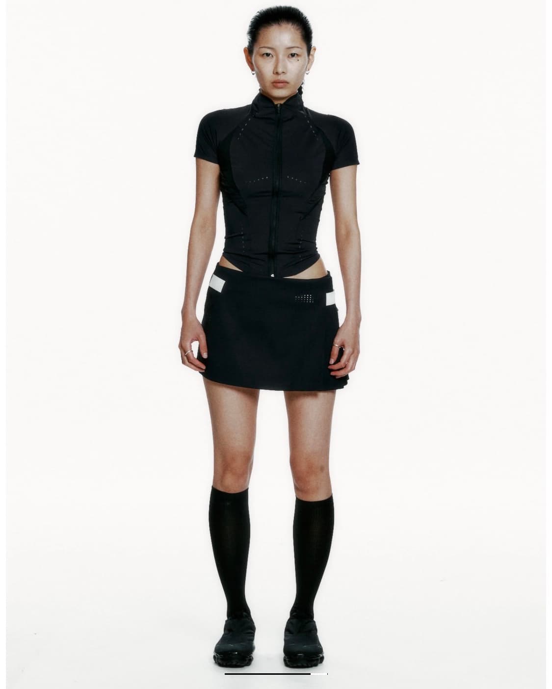 혜인서 Slashed Zip Top 상품이미지1