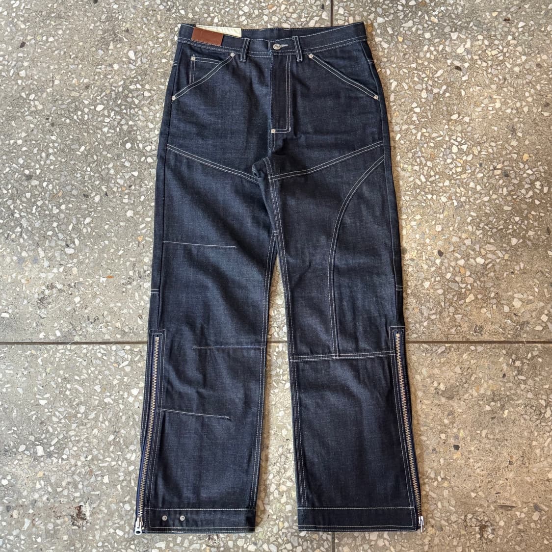 앤더슨벨 지퍼 와이드 레그 진 29 상품이미지1