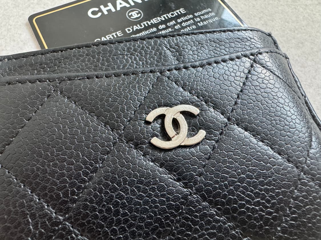 샤넬 정품 캐비어 카드지갑 상품이미지3