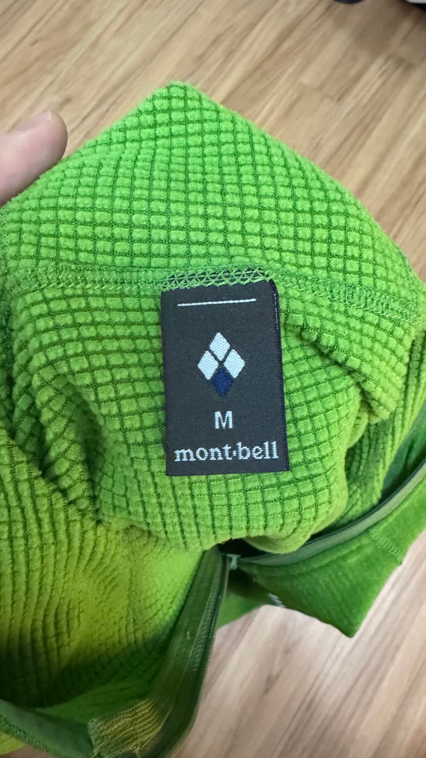 몽벨 CLIMAGRID 후드 자켓 그린 M 상품이미지3