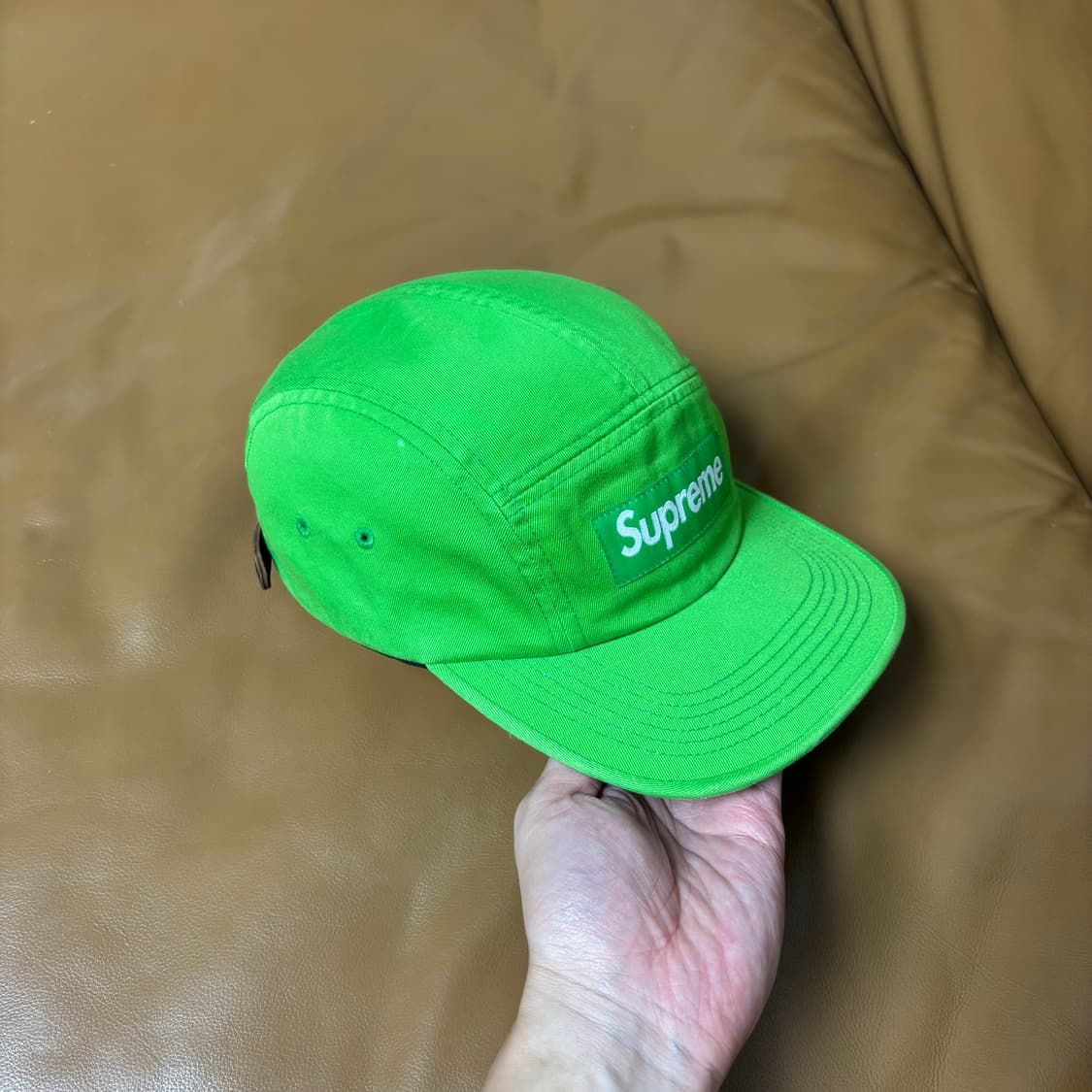 Supreme 슈프림 워시드 그린 캠프캡 모자 (Washed Green) 상품이미지3