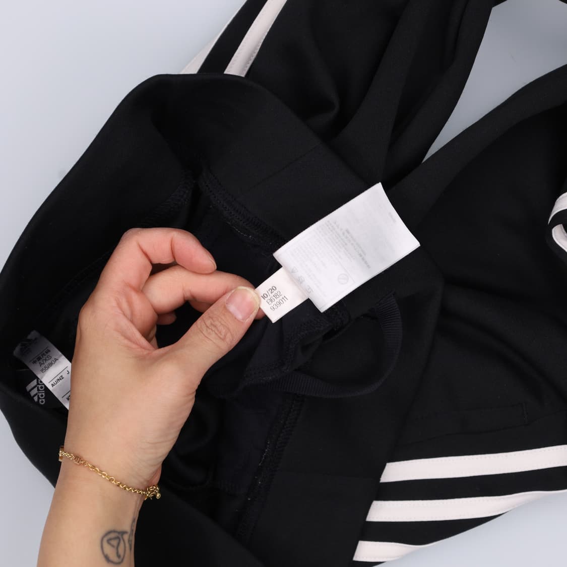 2XS 아디다스 블랙 레깅스 0401H1 상품이미지6