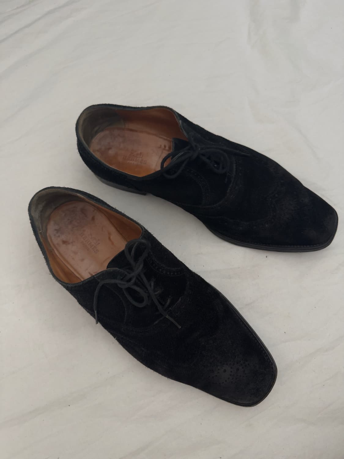 00s 에르메스 블랙 스웨이드 로퍼 상품이미지3