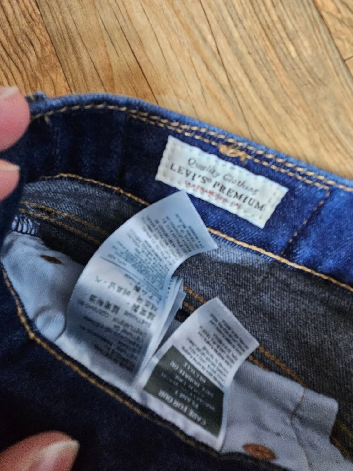 리바이스 502 warm 테이퍼드 진 블랭크탭 30x30 상품이미지2