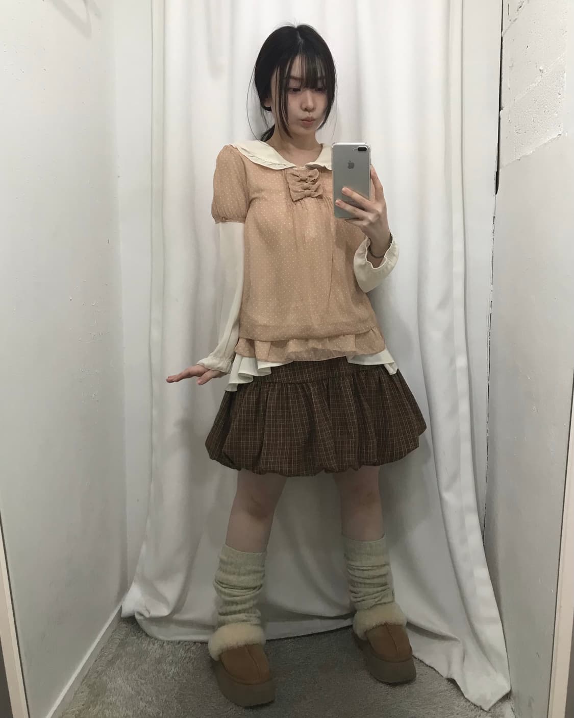 카라멜 케이프 코디 세트 🤍 상품이미지2