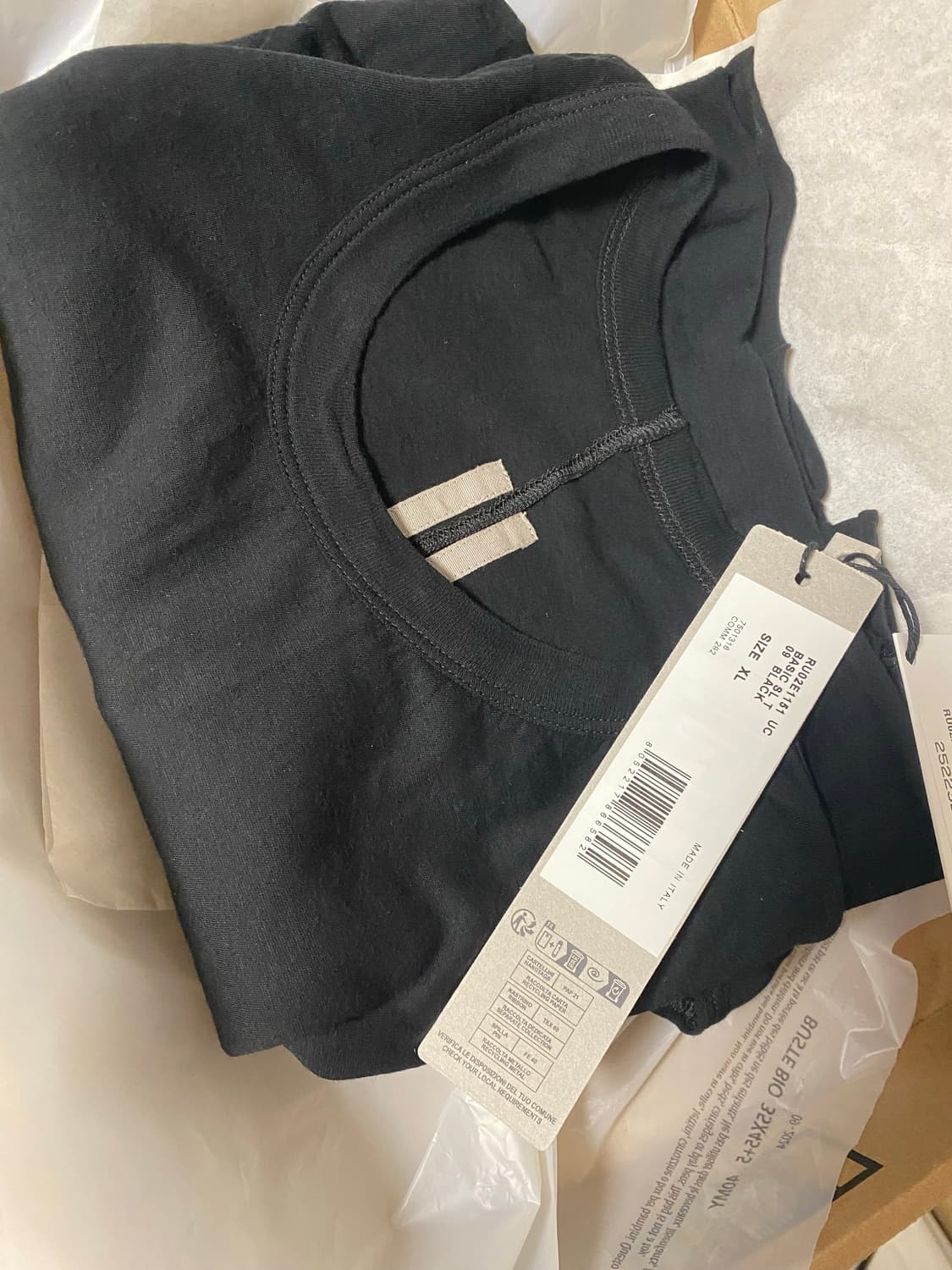 릭오웬스 베이직 슬리브리스 상품이미지2