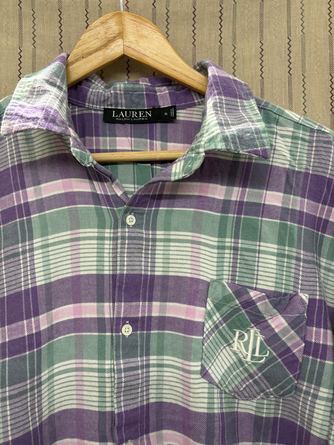 [XL] 폴로 랄프로렌 플레이드 체크 파자마 잠옷 슬립웨어 세트 상품이미지2