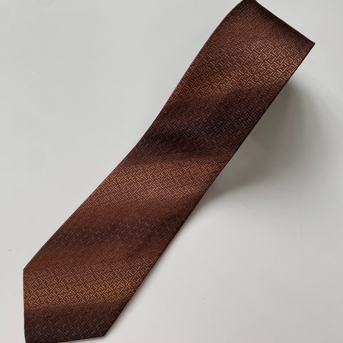 최상급 펜디(FENDI) FF모노그램 명품 정품 넥타이 8.8cm 상품이미지6