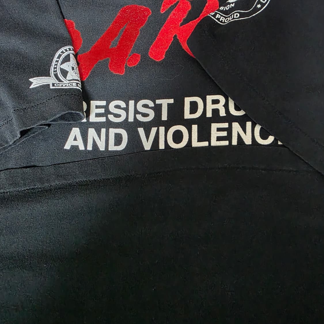 [XL] 90s 빈티지 DARE 티셔츠 블랙 ver. 헤인즈 50/50 상품이미지4