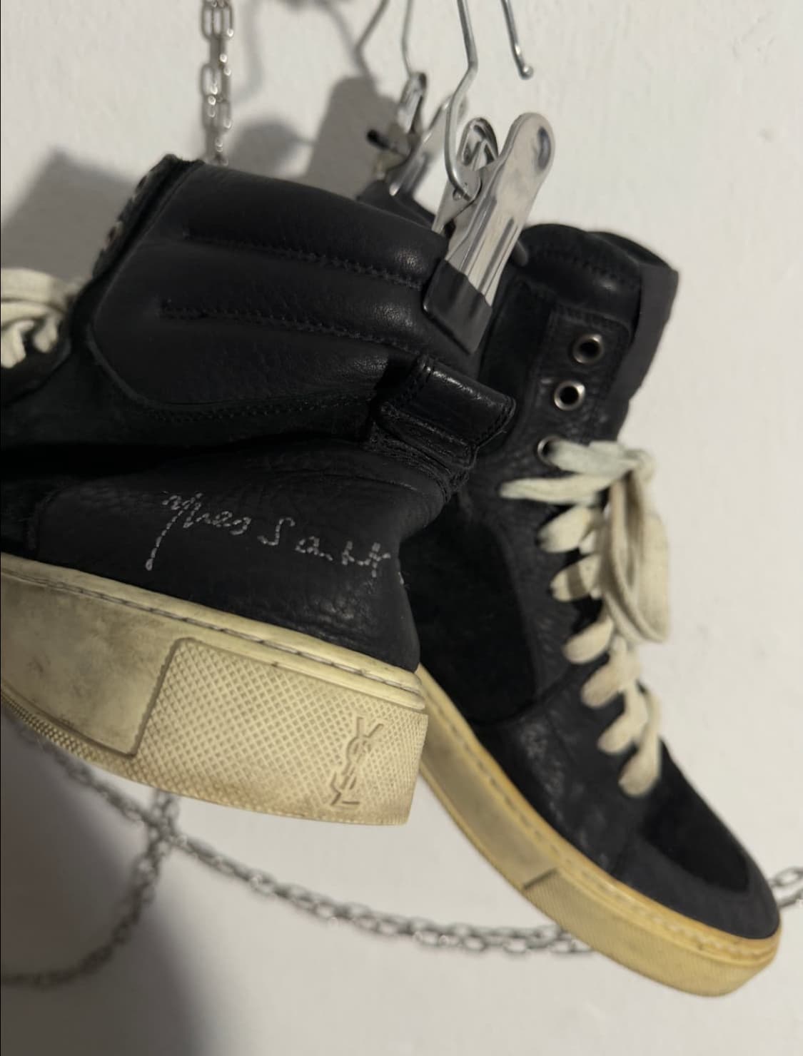 생로랑 램스킨 하이탑 스니커즈  상품이미지5