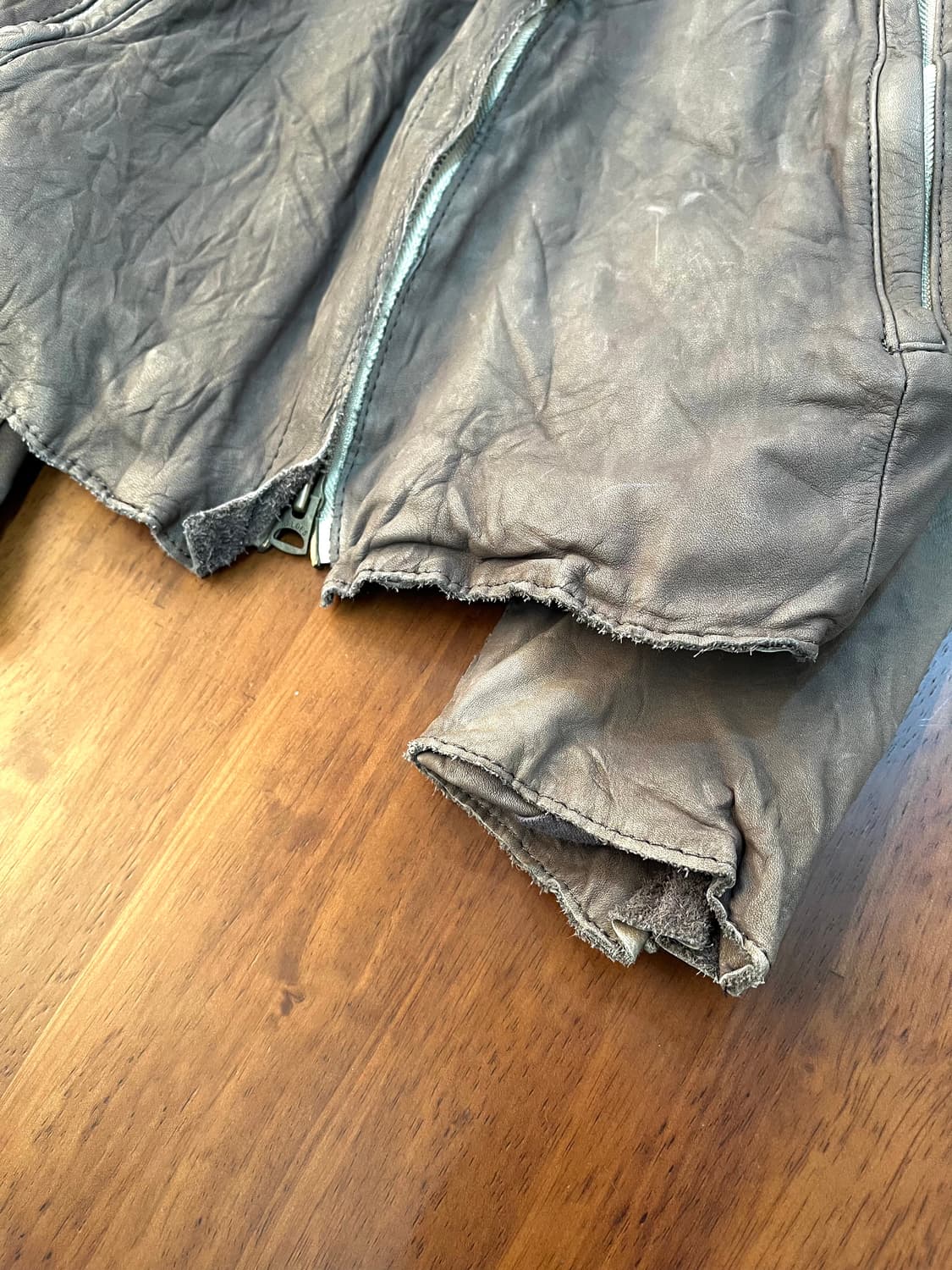 Sisii 싱글 지퍼 라이더 가죽 자켓 상품이미지6