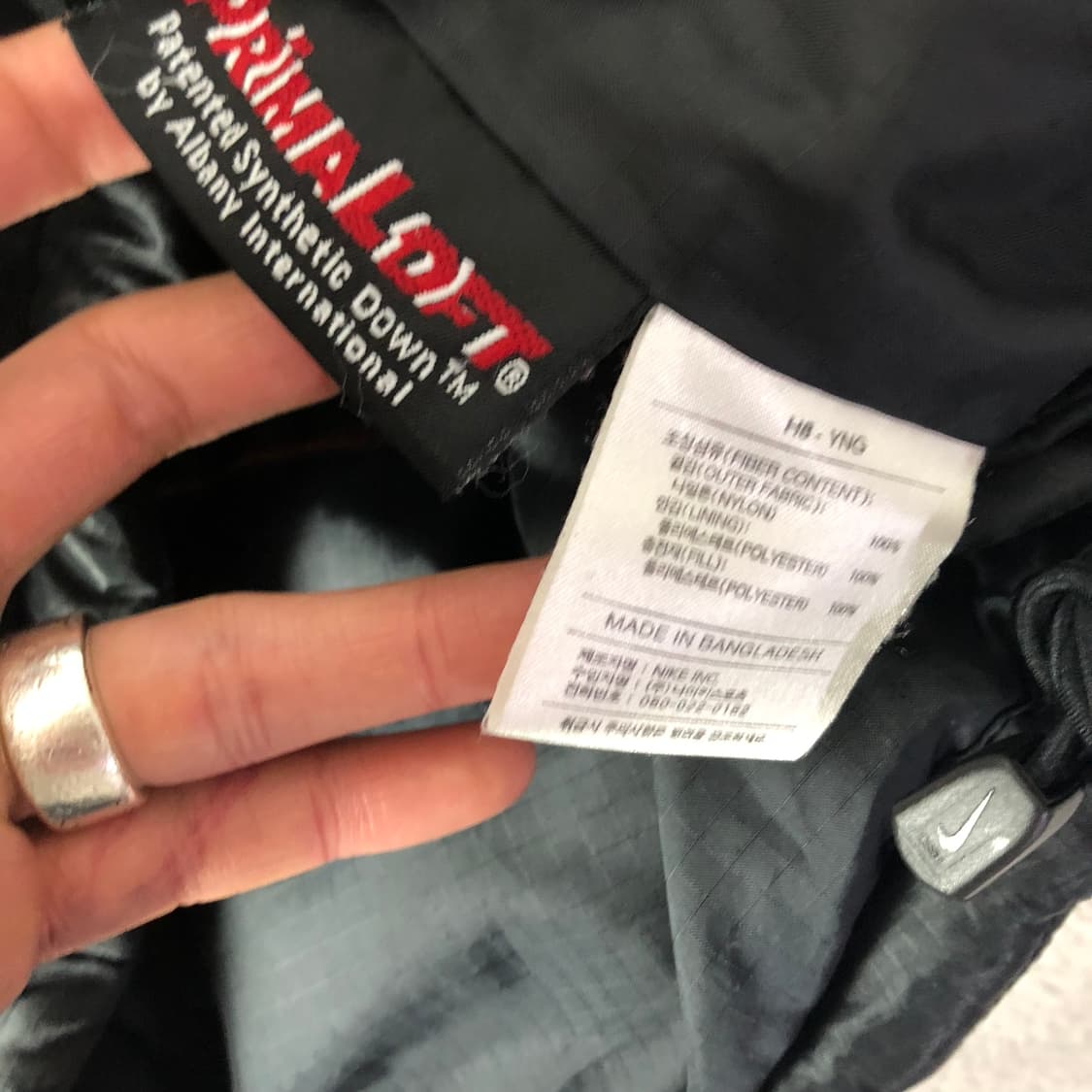 1990s 나이키 ACG 프리마로프트 패딩 조끼  상품이미지6