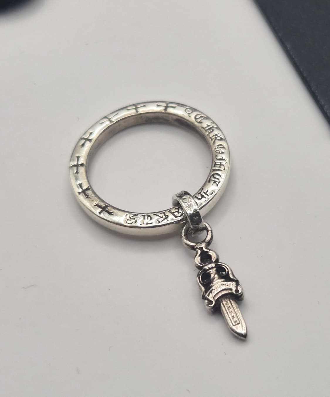 크롬하츠 정품 ntfl 대거 스택 링 반지 풀구성 us6.5(kr13) 상품이미지2